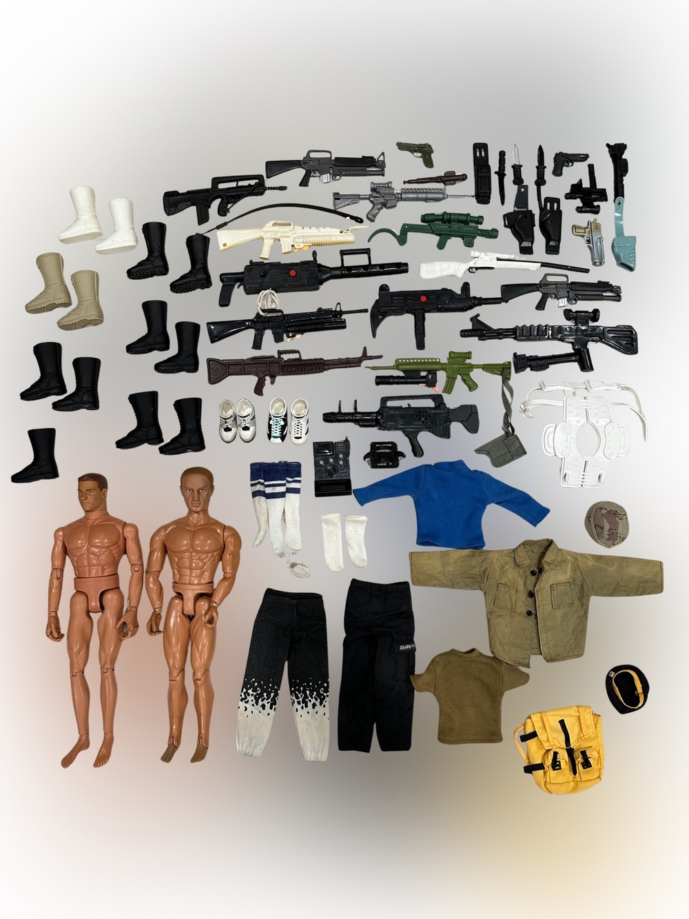 Vintage G.I. Joe Figures & Accessories Lot Weapons Clothes Accessories